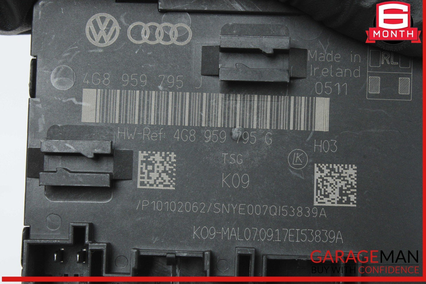 12-18 Audi S6 A6 Rear Left or Right Side Door Control Module Unit 4G8959795J OEM