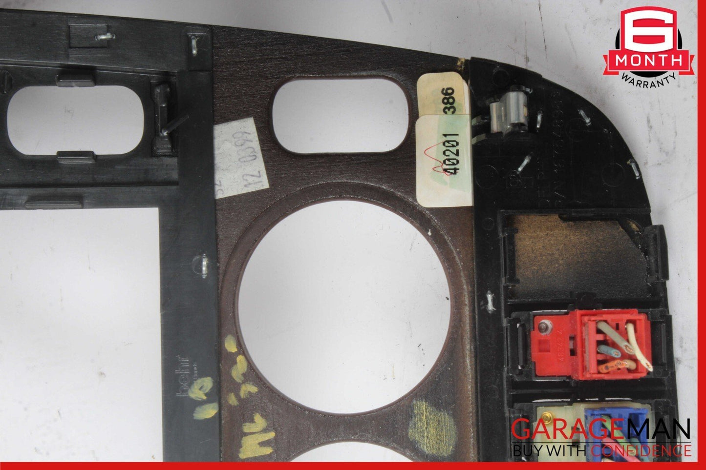 98-01 Mercedes W163 ML320 ML430 ML55 Center Console Trim Cover Panel Bezel Wood