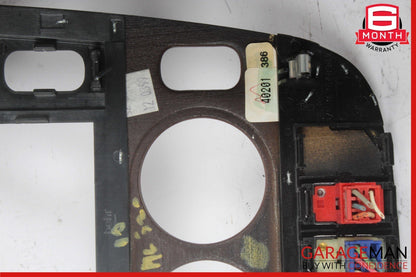 98-01 Mercedes W163 ML320 ML430 ML55 Center Console Trim Cover Panel Bezel Wood