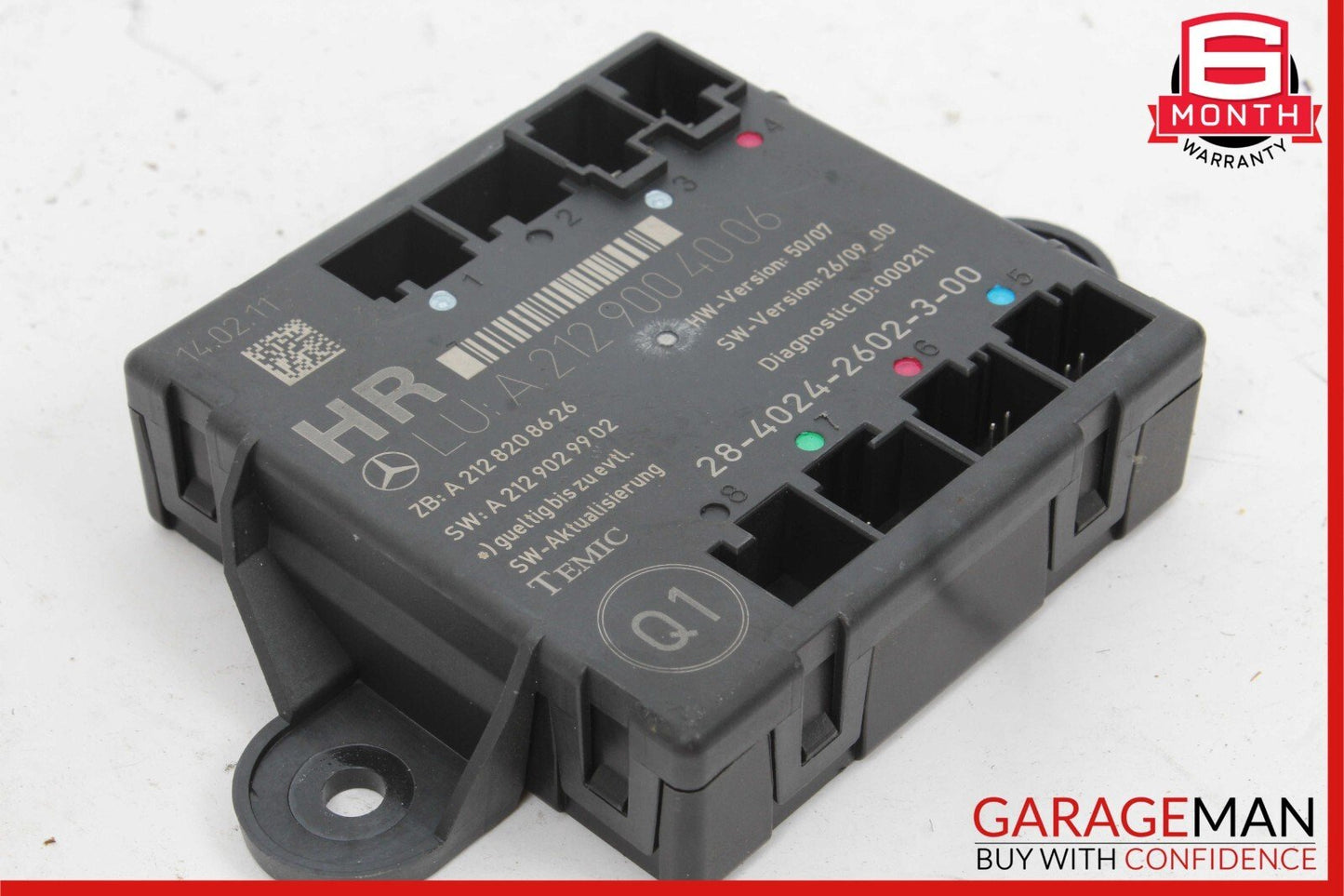 08-18 Mercedes E350 C300 GLK350 CLS550 Rear Right Side Door Control Module Unit