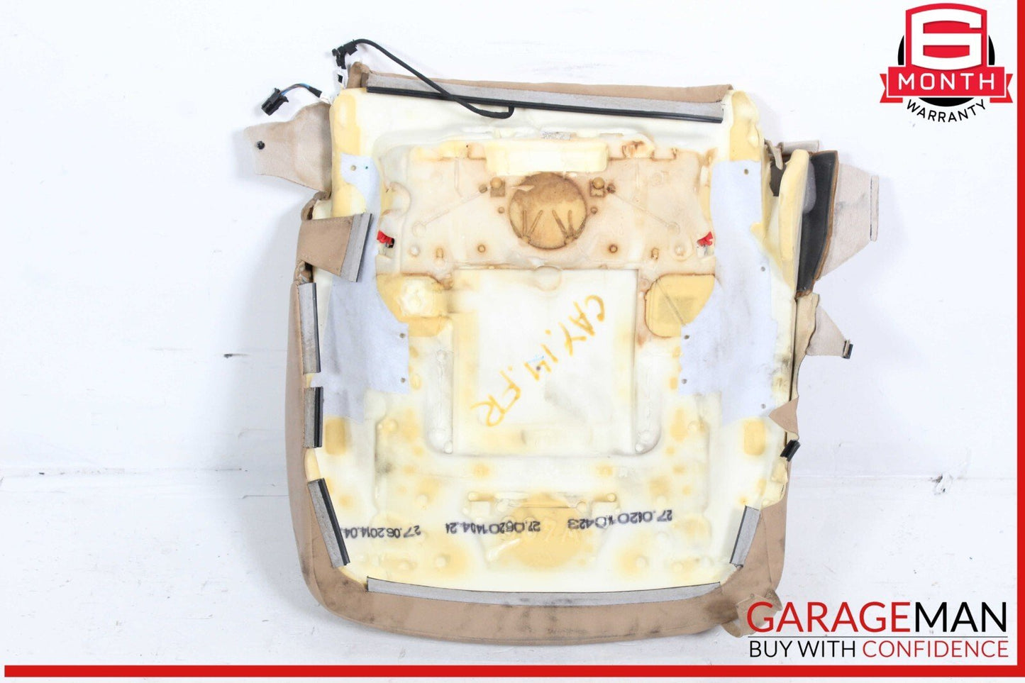 11-18 Porsche Cayenne 958 Front Right Lower Bottom Seat Cushion OEM