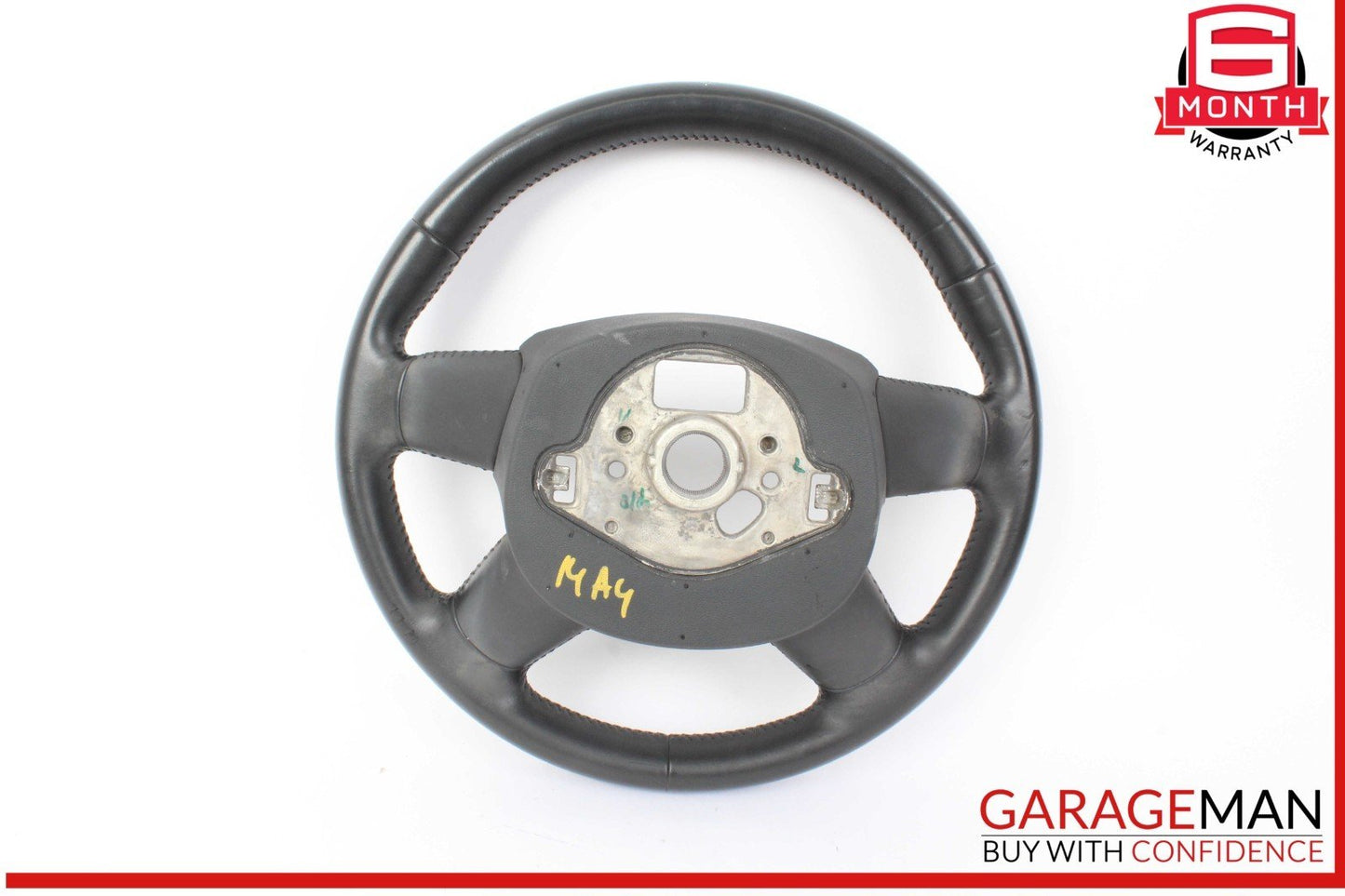 13-16 Audi A4 Front Left Driver Side Steering Wheel Black 4L0419091AC OEM