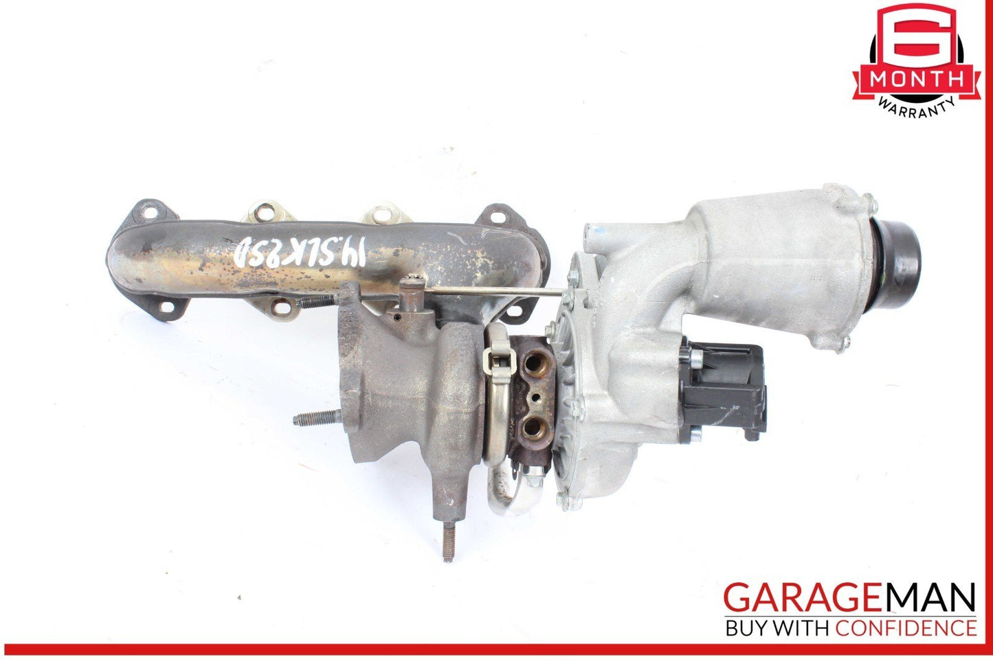 12-15 Mercedes R172 SLK250 C250 1.8L Turbo Turbocharger Manifold Assembly OEM