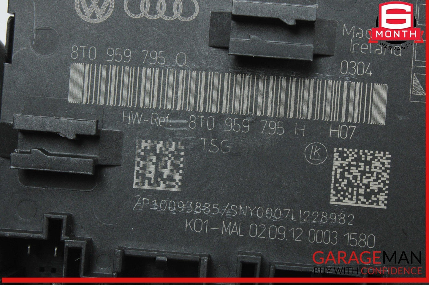 13-16 Audi A4 Rear Left or Right Side Door Control Module Unit 8T0959795Q OEM