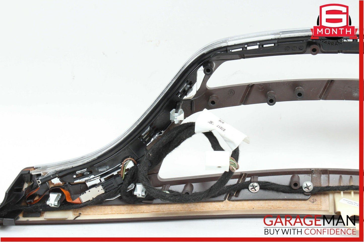 07-09 Mercedes W221 S550 Front Dashboard Trim Panel Cover Bezel Wood OEM