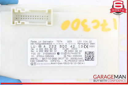 14-19 Mercedes W205 C300 S600 GLC350 S550 Keyless Go Entry Control Module OEM