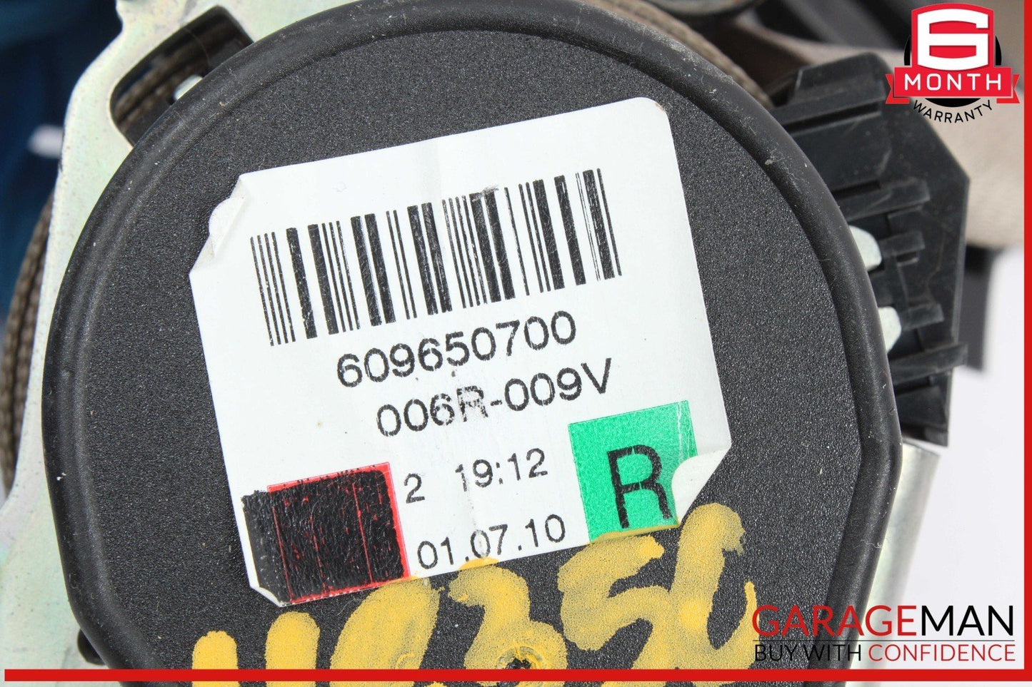 10-13 Mercedes W207 E350 E550 Coupe Rear Right Side Seatbelt Seat Belt Beige