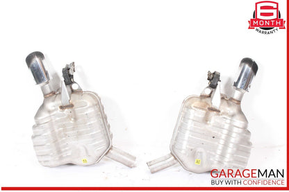 12-17 Audi A6 A7 Rear Left & Right Side Exhaust Muffler Tips Set of 2 Pc OEM