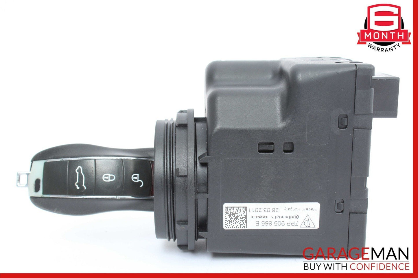 11-14 Porsche Cayenne 958 S Ignition Switch Control Module w/o Key 7PP905865 OEM