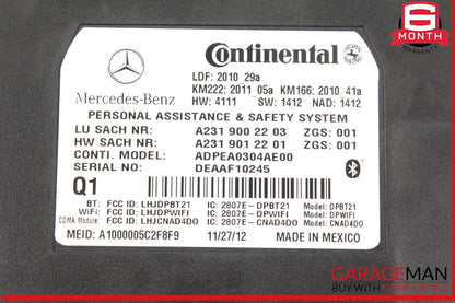 10-20 Mercedes W204 C250 GLA250 SL400 Communication Control Module Unit OEM