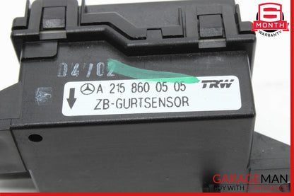 00-13 Mercedes R230 SL500 Seat Belt Seatbelt Tension Sensor 2158600505 OEM