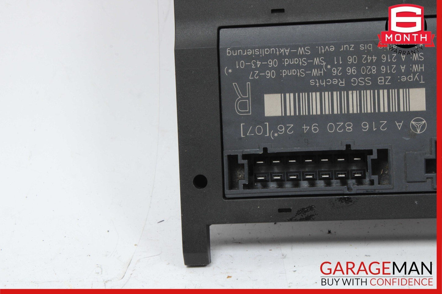 07-14 Mercedes W216 CL550 CL63 AMG Front Right Passenger Seat Control Module OEM