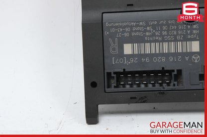 07-14 Mercedes W216 CL550 CL63 AMG Front Right Passenger Seat Control Module OEM