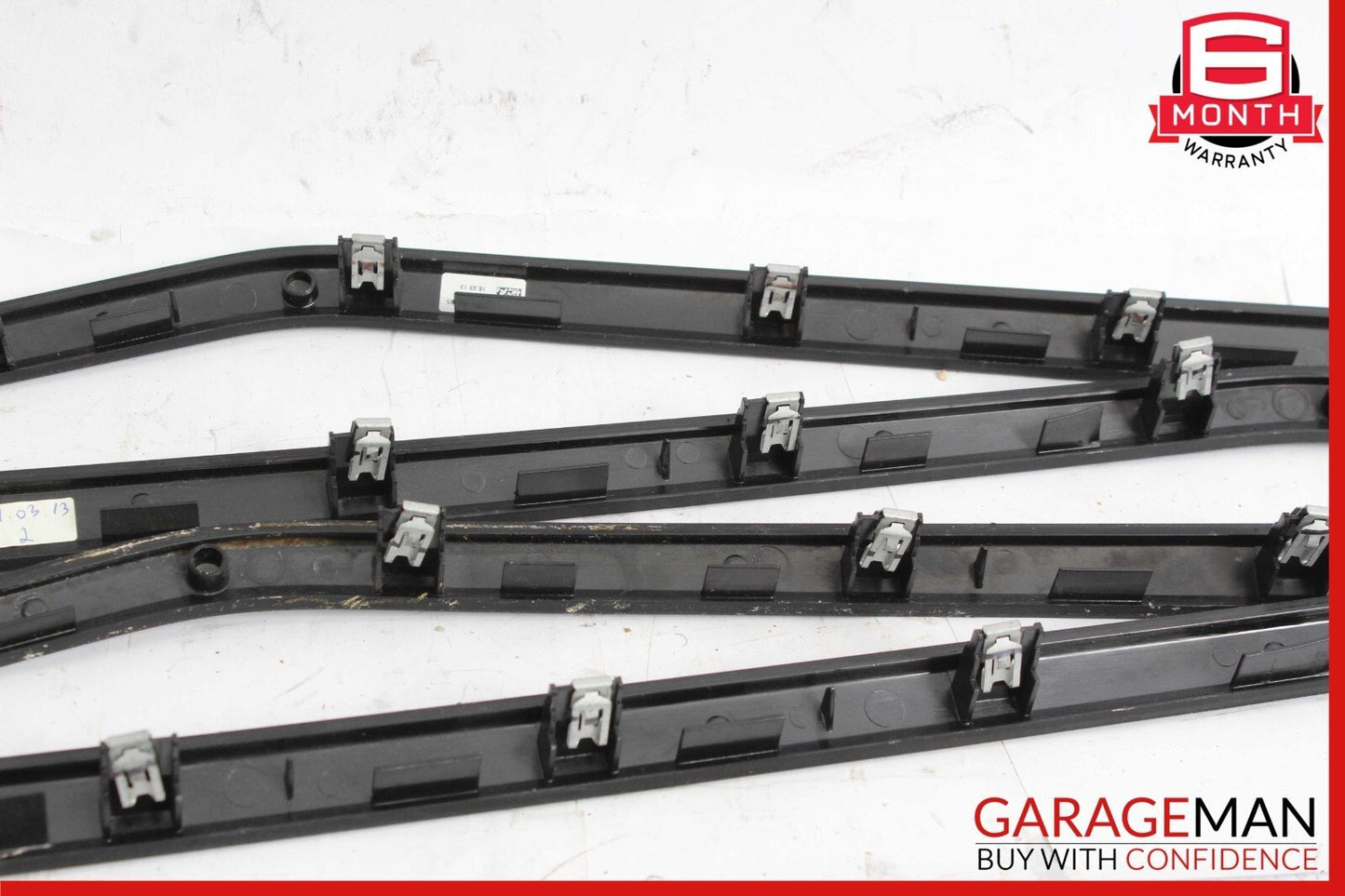 14-16 Mercedes W212 E350 Interior Door Panel Trim Strip Moldings Set of 8 Pc OEM