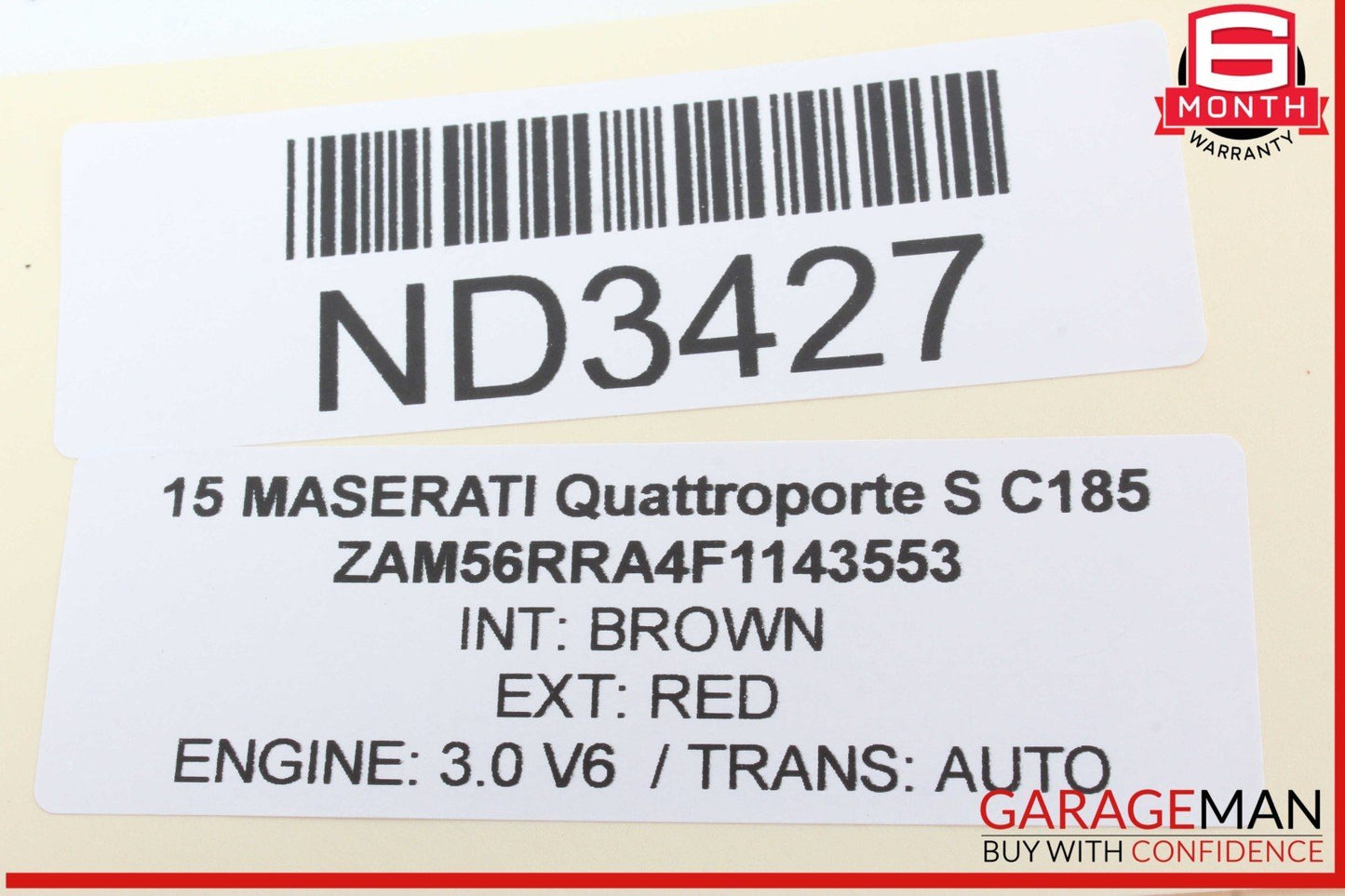 14-20 Maserati Quattroporte S Front Left Side Door Memory Seat Switch OEM