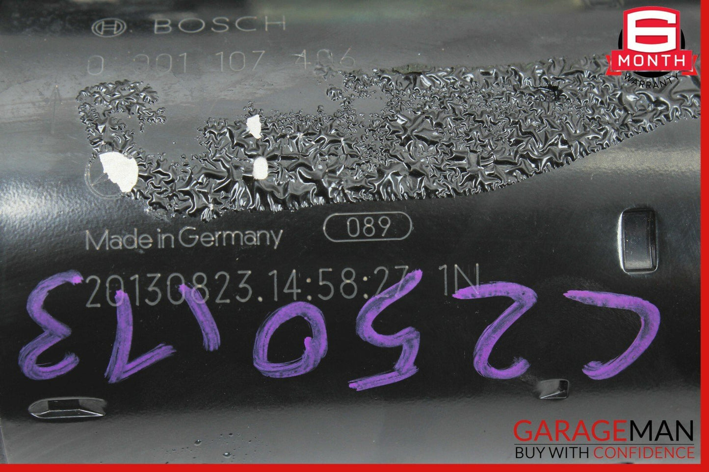 12-15 Mercedes W204 C250  Bosch Engine Starter Motor 0001107406 OEM