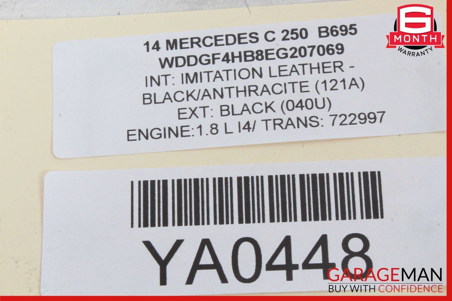 08-17 Mercedes C250 C300 CLS550 SLK350 E350 Trunk Lid Latch Lock Actuator Assy