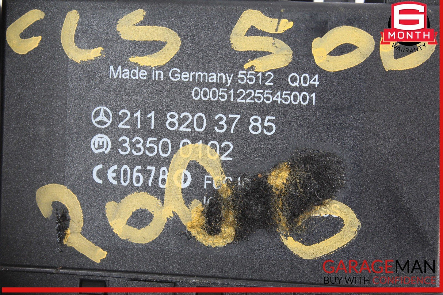 03-09 Mercedes W219 CLS500 E55 AMG CLS550 Rear Door Keyless Go Control Module