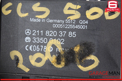 03-09 Mercedes W219 CLS500 E55 AMG CLS550 Rear Door Keyless Go Control Module