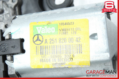 06-13 Mercedes X164 GL450 ML320 R550 Rear Glass Windshield Wiper Motor Unit OEM
