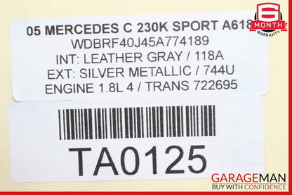 01-07 Mercedes W203 C230 Rear Right & Left Side Shock Absorber Coil Spring Set