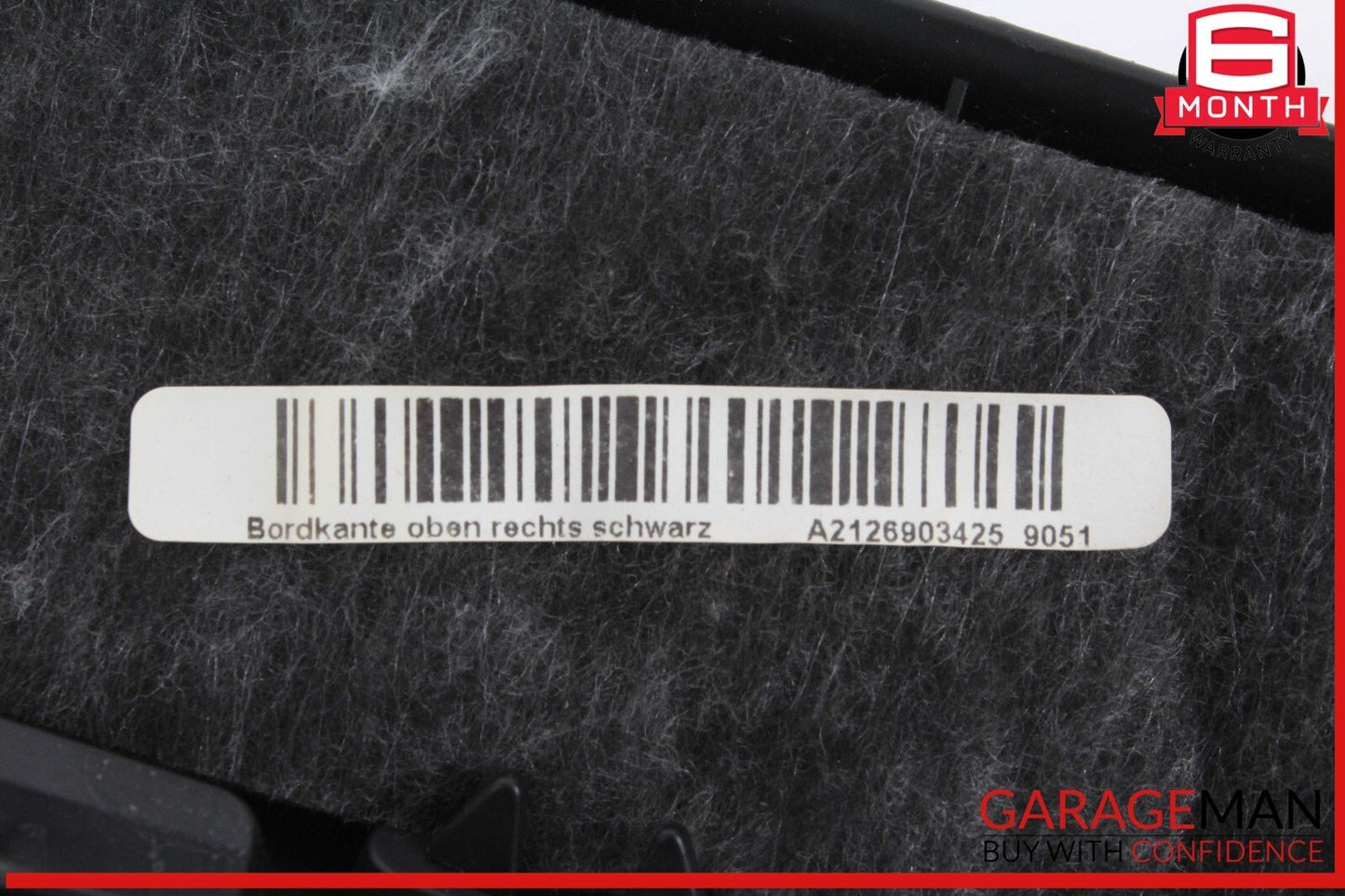 12-14 Mercedes W218 CLS550 CLS500 CLS63 AMG Rear Trunk Right Side Cover Trim OEM