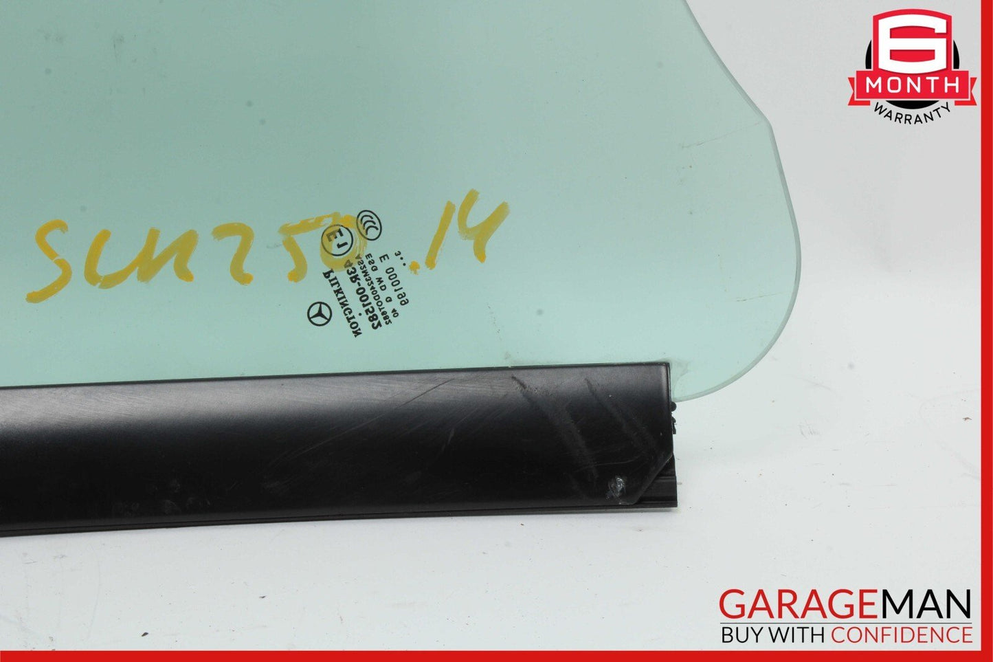 12-20 Mercedes R172 SLK250 SLK350 Rear Right Side Quarter Window Glass OEM