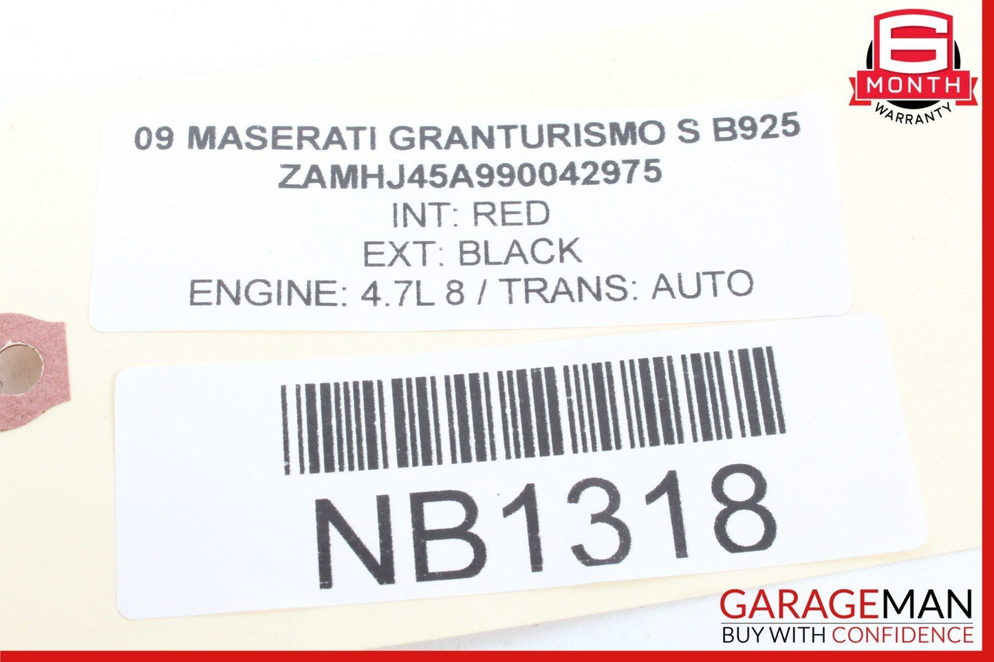 03-19 Maserati GranTurismo Front Bose Subwoofer Sub Woofer Sound Speaker OEM