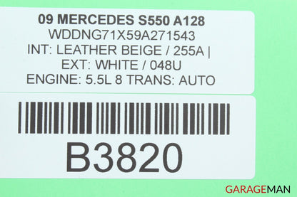 07-13 Mercedes W221 S550 Front Right Passenger Side Door Control Module A128 OEM
