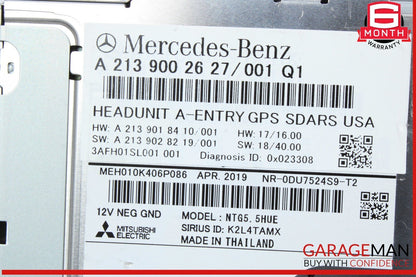 19-22 Mercedes W205 C300 AM FM Audio Radio Command Head Unit Navigation OEM