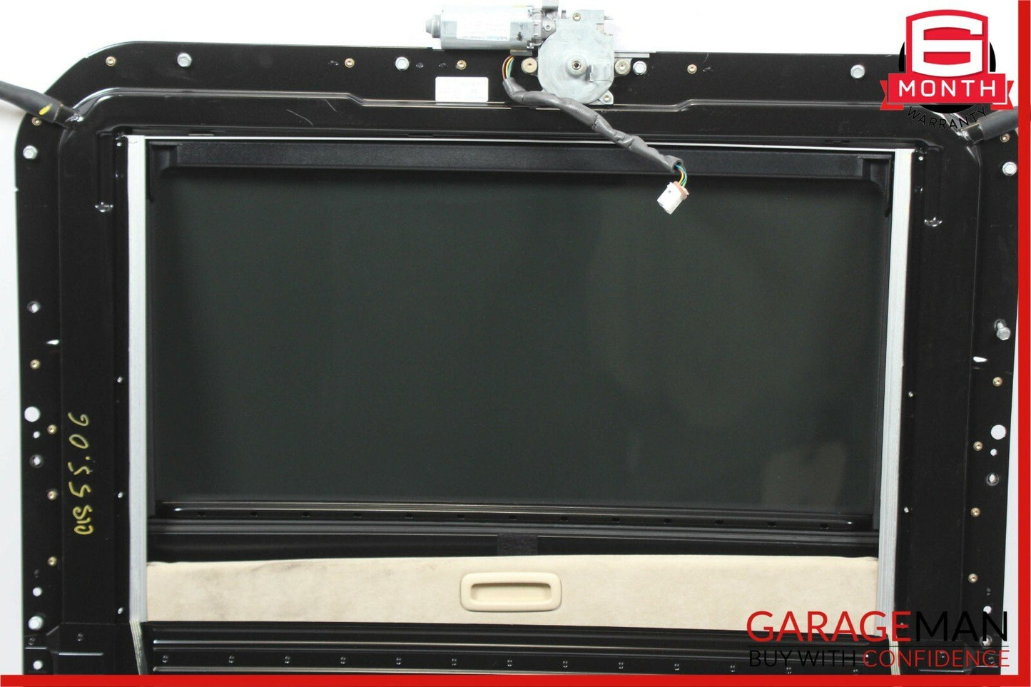 06-11 Mercedes W219 CLS55 Sunroof Sun Roof Frame Rail Glass Panel Assembly