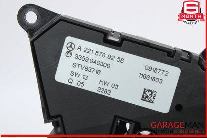 07-14 Mercedes W221 S550 CL550 Front Left Driver Seat Control Memory Switch OEM