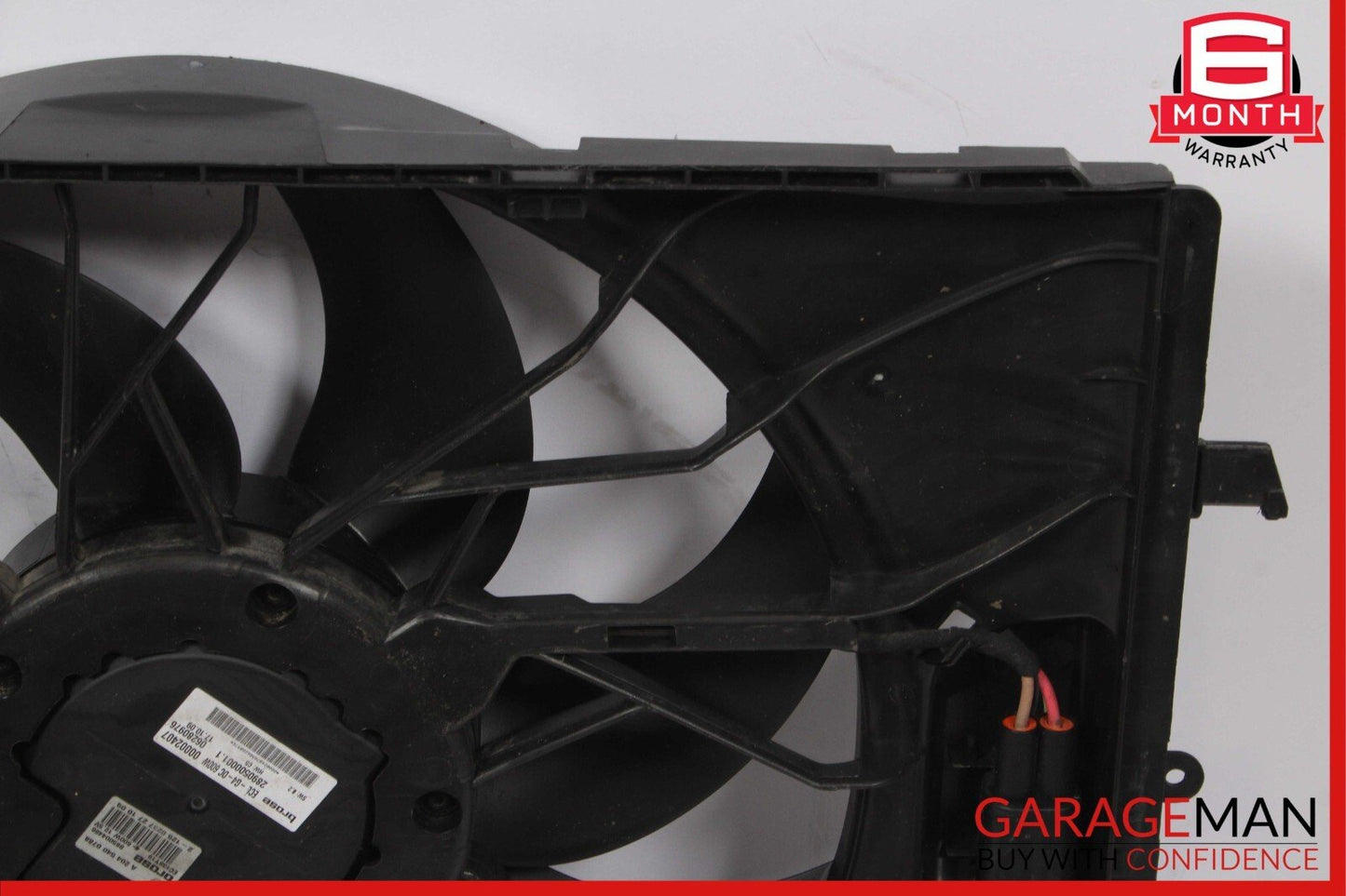 08-18 Mercedes SLK350 C350 CLS400 Engine Cooling Fan Shroud Motor Assembly