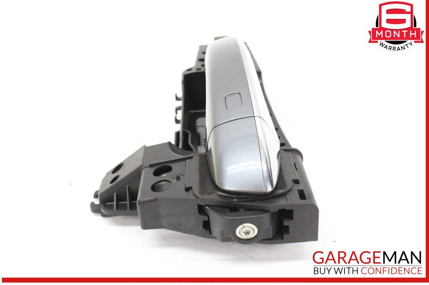 11-18 Audi A8 S8 Rear Left Driver Side Exterior Door Handle Gray 4H0839885 OEM