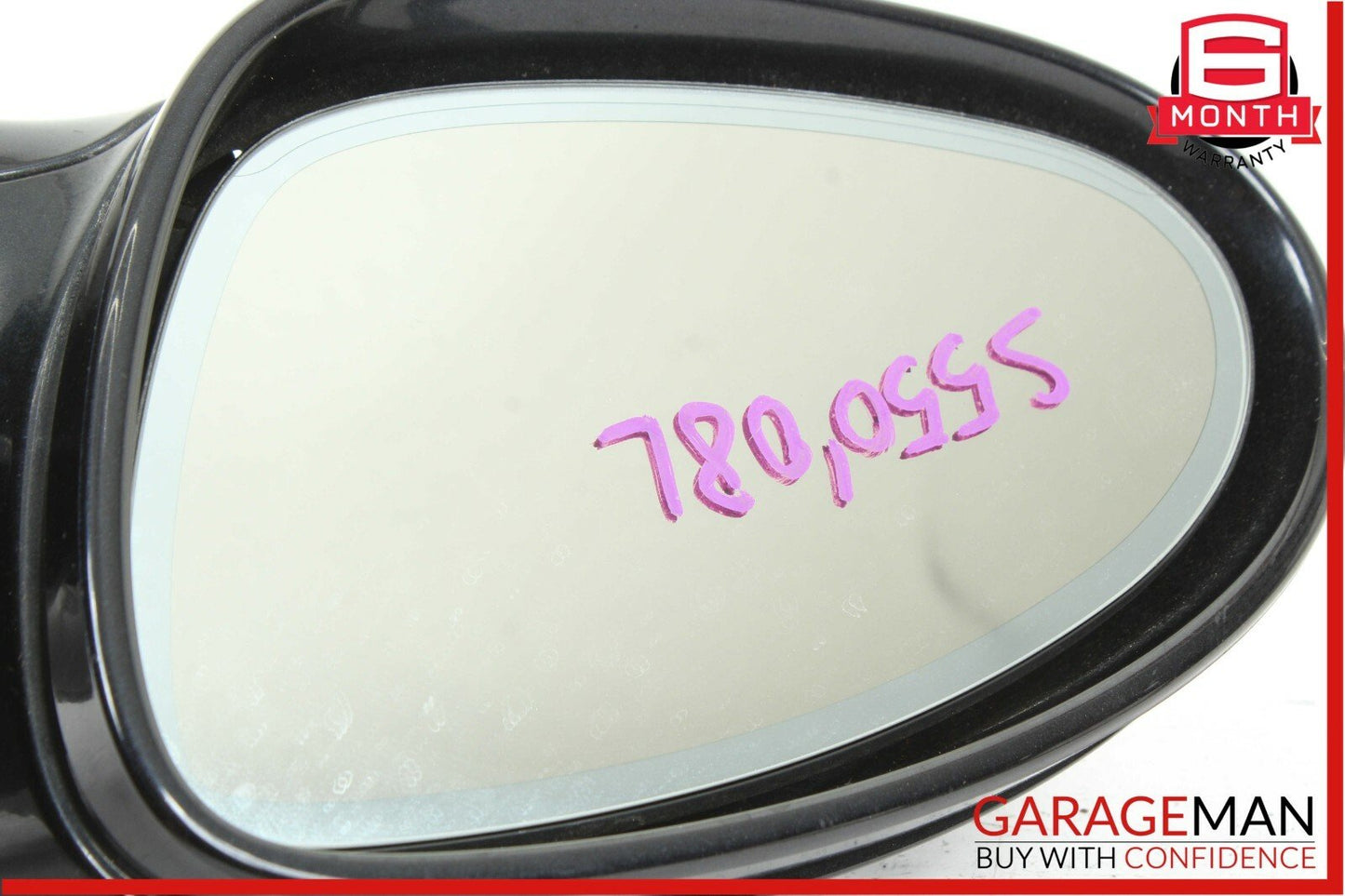 07-09 Mercedes W221 S550 Front Left Side Mirror Door Rear View Black