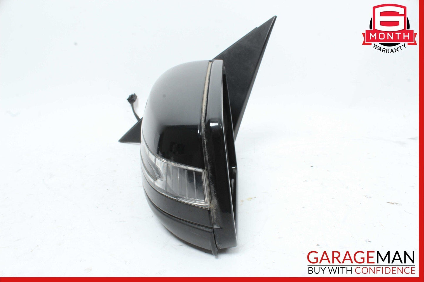 10-11 Mercedes W204 C300 Front Left Side Mirror Rear View Door Black OEM