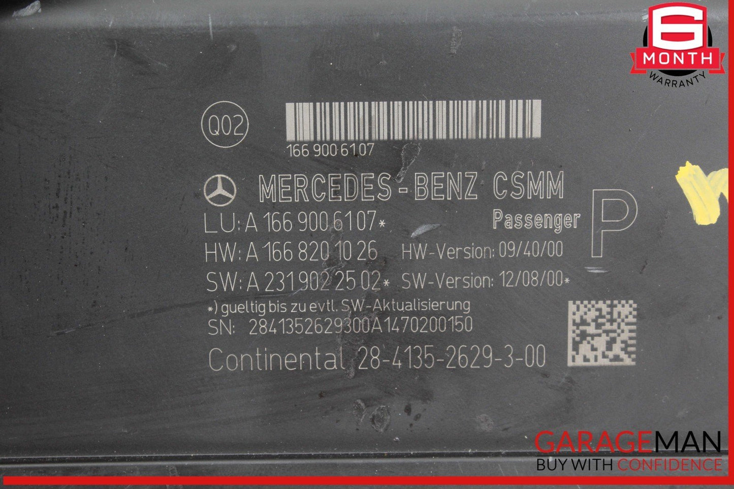 14-18 Mercedes W117 CLA250 Front Right Seat Control Module Unit 1669006107 OEM