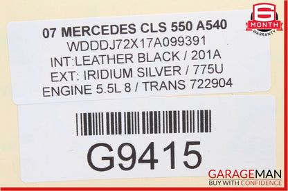 06-11 Mercedes W219 CLS500 Front Left Side Door Tweeter Speaker Cover Trim Black