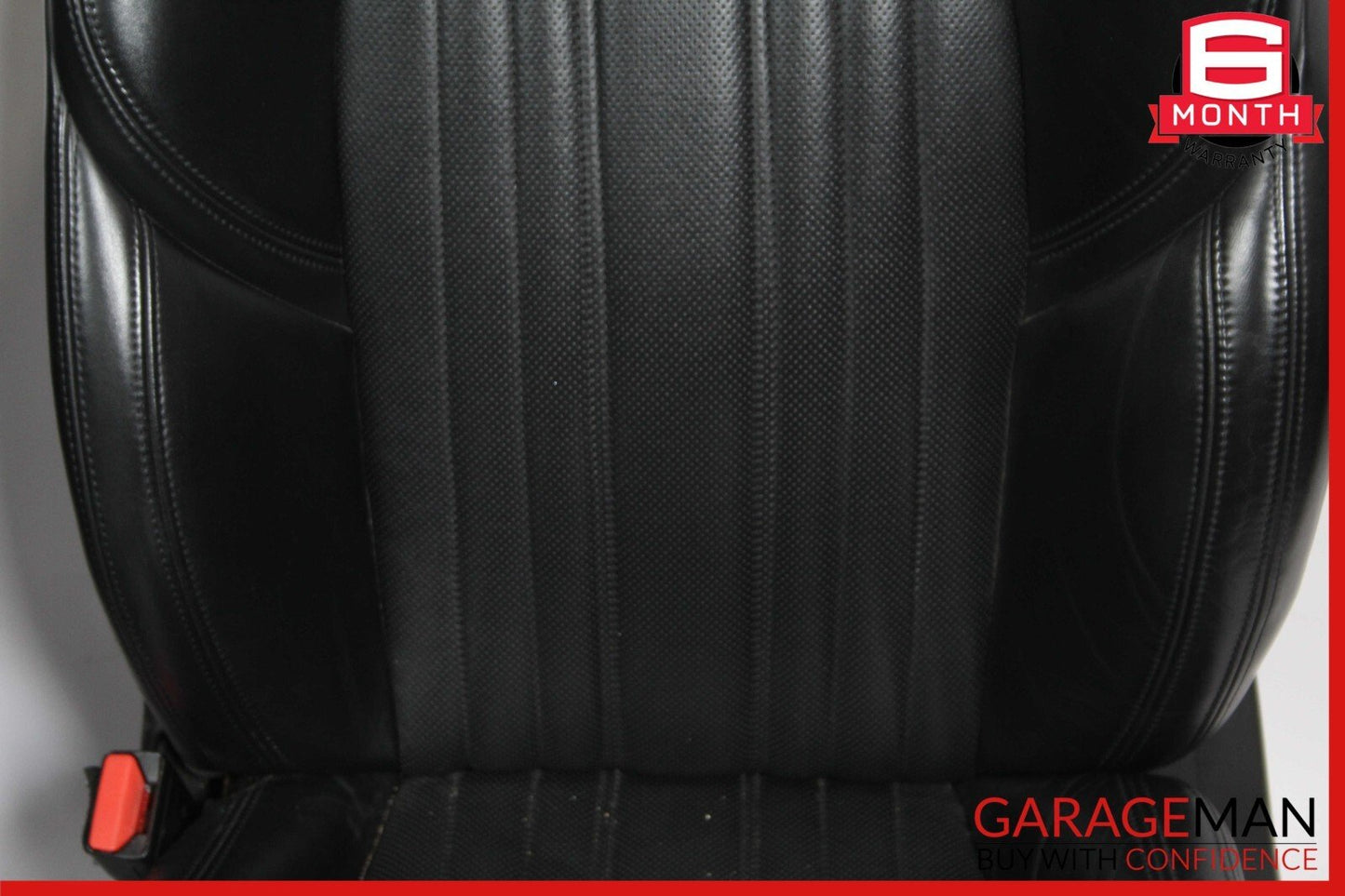 14-17 Maserati Ghibli M157 Front Complete Seat Cushion Cover Assy Set Black OEM