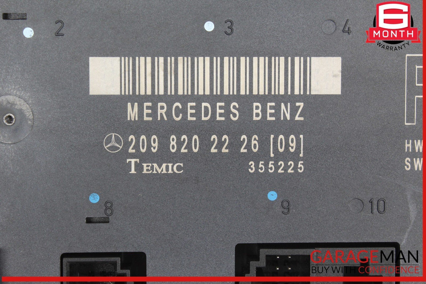 03-09 Mercedes W209 CLK350 CLK55 AMG Front Right Side Door Control Module OEM