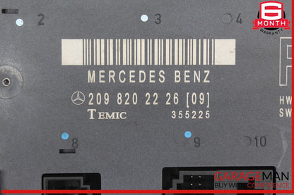 03-09 Mercedes W209 CLK350 CLK55 AMG Front Right Side Door Control Module OEM