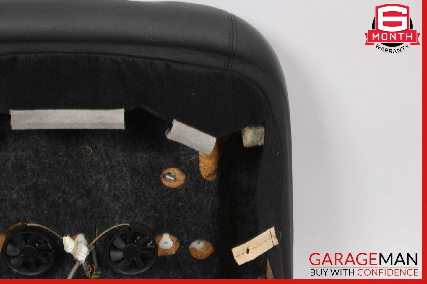 07-09 Mercedes W221 S450 S550 Front Left Driver Top Upper Seat Cushion Black OEM
