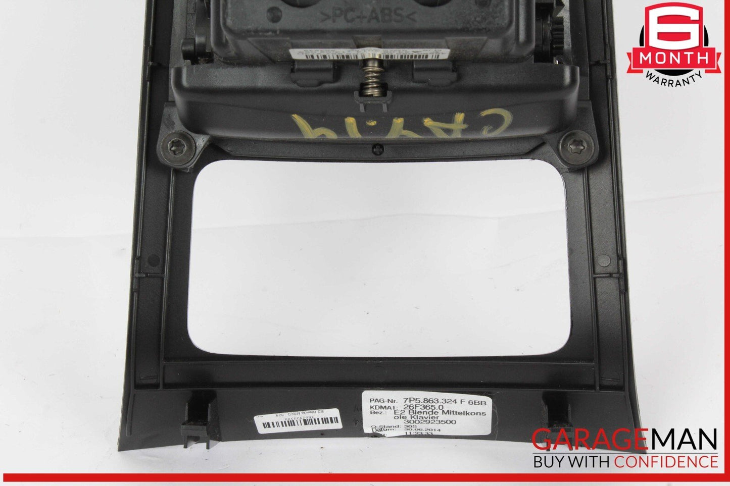 11-18 Porsche Cayenne 958 Center Console Shifter Trim Bezel OEM