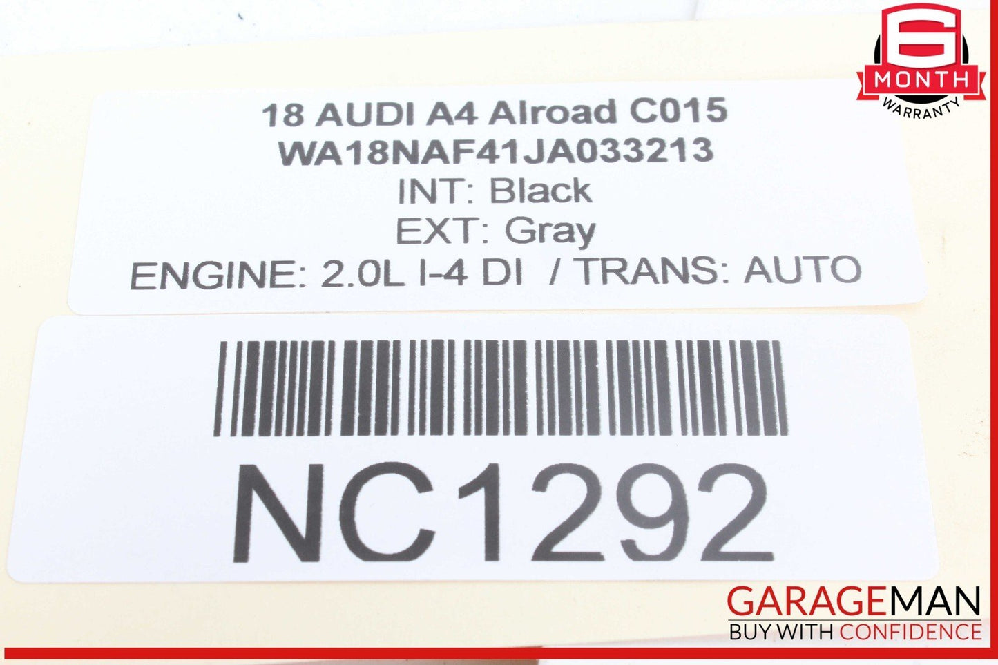 17-24 Audi A4 Allroad Rear Left Driver Side Lower Suspension Control Arm OEM