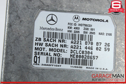 06-12 Mercedes R171 SLK280 E350 Voice Communication Control Module Unit OEM
