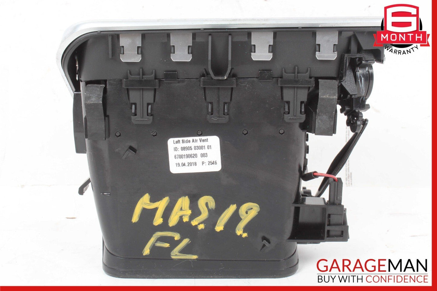 14-19 Maserati Ghibli Front Left Driver Side Dash AC Air Vent Grille OEM