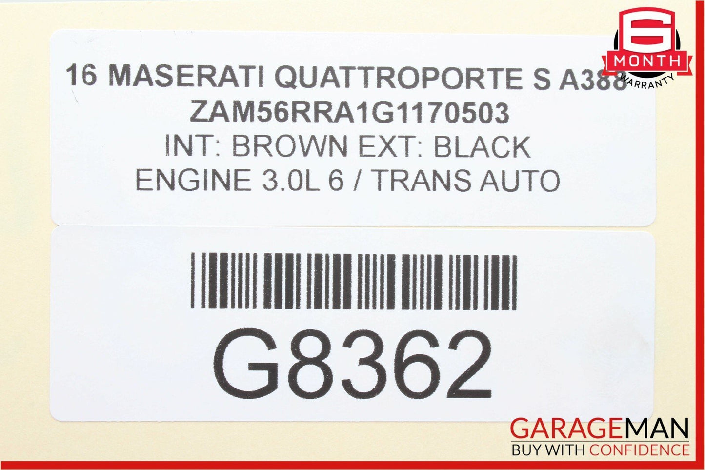 14-18 Maserati Quattroporte Front Right Passenger Side Door Triangle Trim Cover