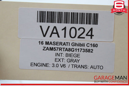 14-17 Maserati Ghibli Rear Right Passenger Side Door Lock Latch Actuator OEM