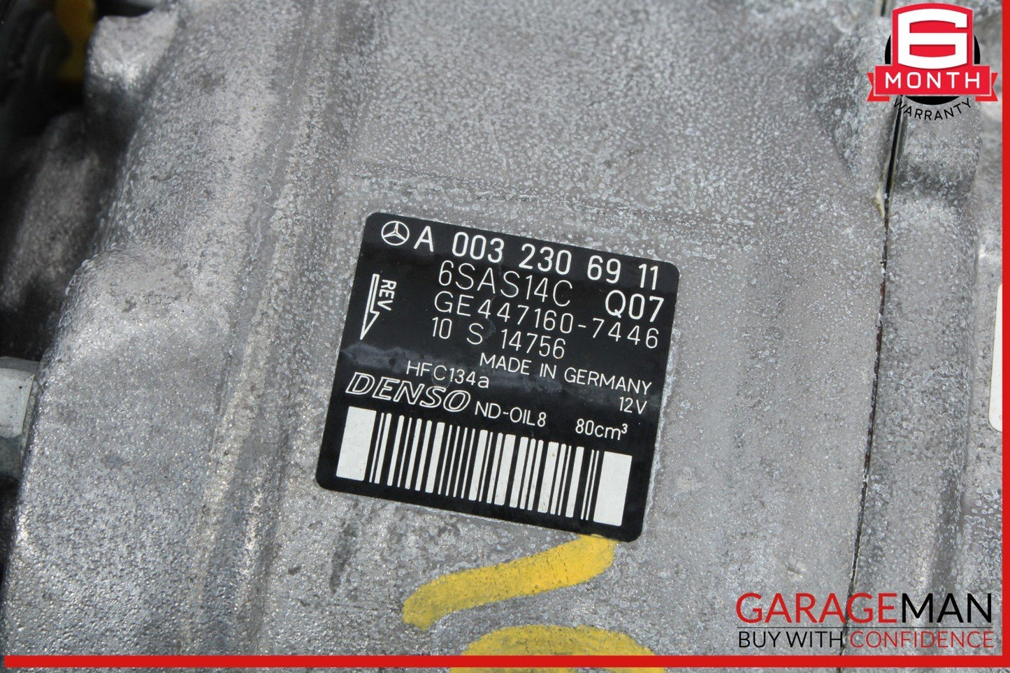 15-23 Mercedes W205 C300 GLC300 A/C Air Conditioning Compressor 0032306911 OEM