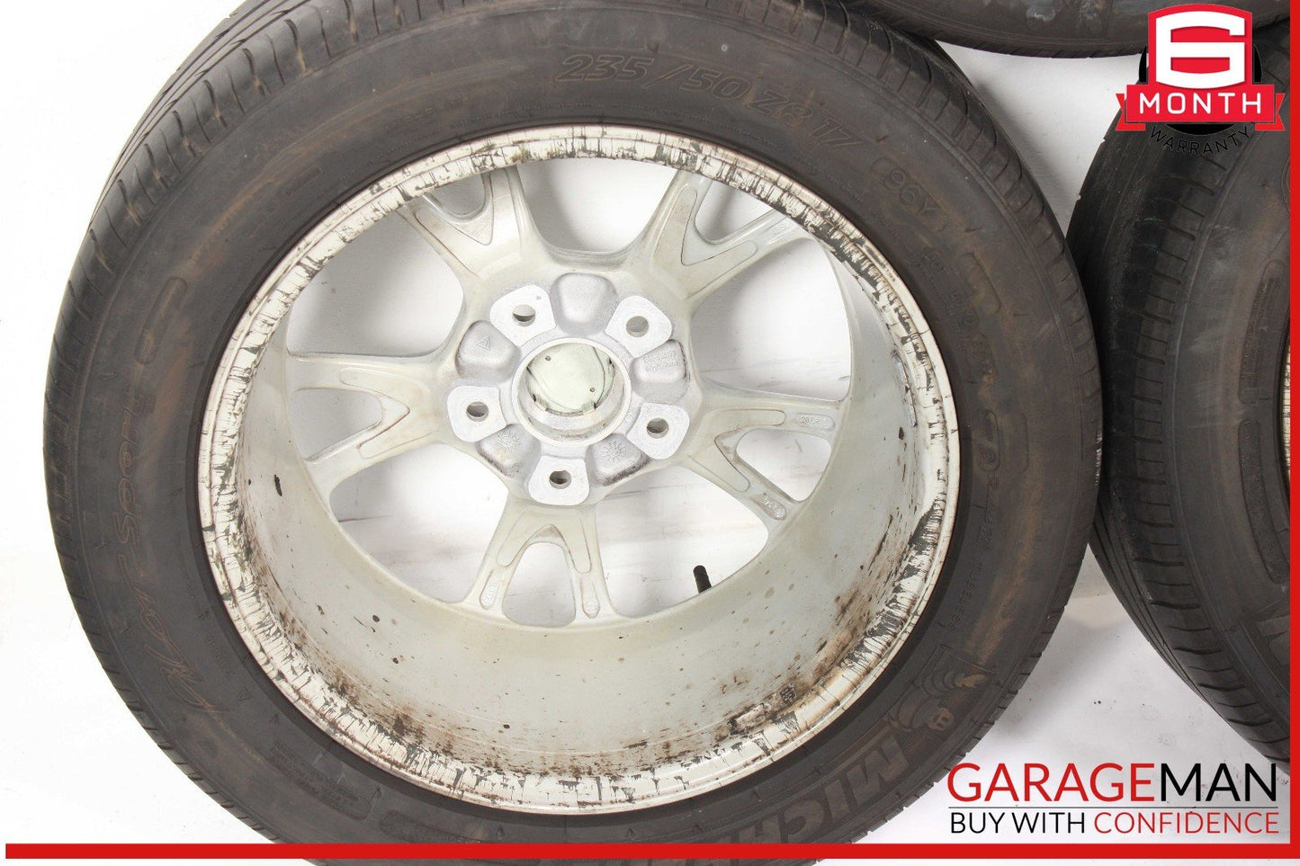 05-08 Porsche Boxster Cayman Wheel Tire Rim Set of 4 Pc R17 OEM